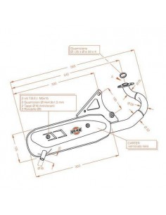 Escape Sito Yamaha Jog - Axis - Breeze