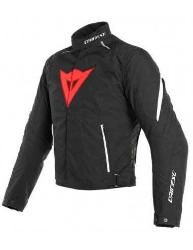 Chaqueta Dainese Laguna Seca 3 D-Dry Negra, rojo lava y blanco