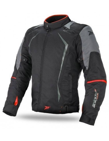 Chaqueta Seventy Degrees SD-JR47 Racing | Negra y roja