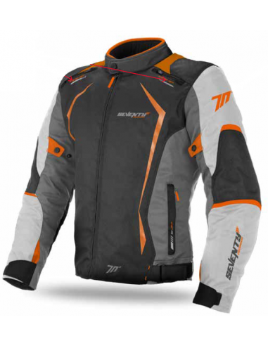 Chaqueta Seventy Degrees SD-JR47 Racing | Negra y roja