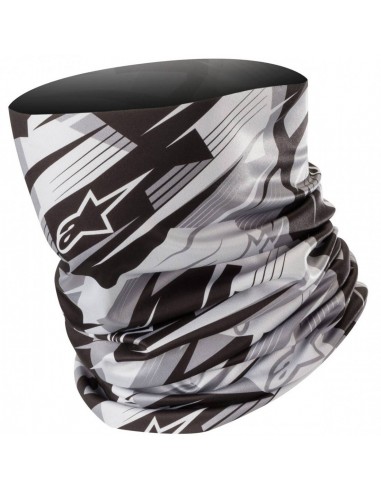 Cubrecuello Alpinestars Blurred | Negro, blanco y rojo