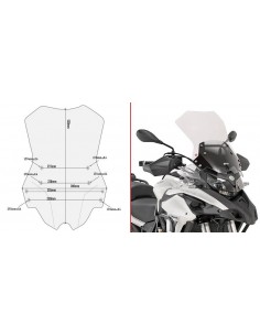 Tela transparente Givi D8703ST