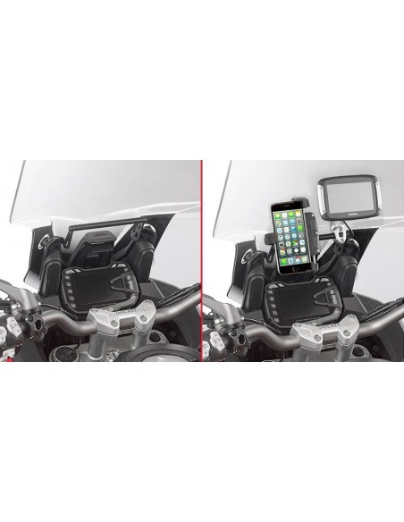 Soporte Barra Givi Smartphone F/Detras FB7408