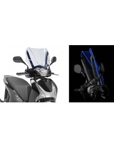 Para-brisa Givi ICE D1128BL (Borda iluminada em azul)