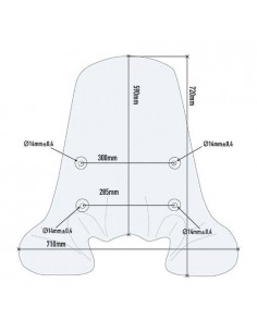 Tela transparente Givi 1117A