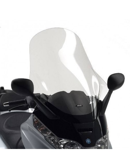 Para-brisa transparente Givi D500ST para Piaggio X8 / X-Evo (04-11)
