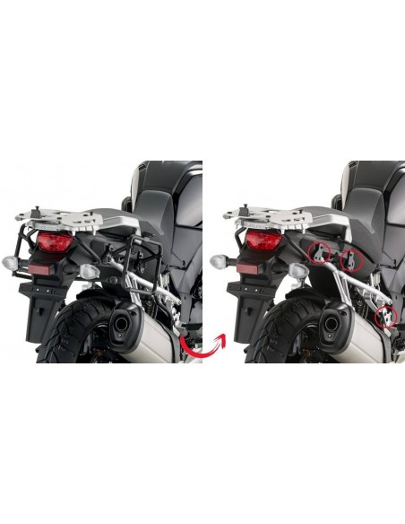 Suporte lateral para bagagem Givi PLR3105