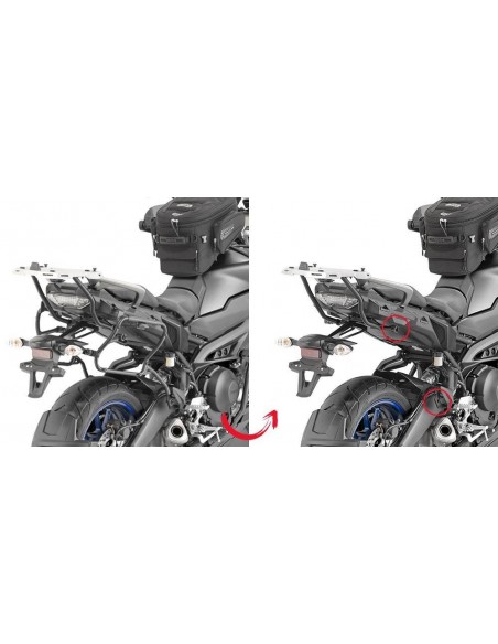 Suporte lateral para bagagem Givi - PLXR2139