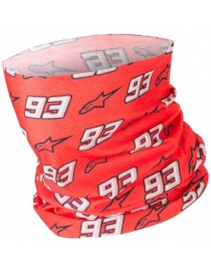 Protetor de pescoço Alpinestars MM93 - Preto Branco...