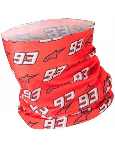 Cubrecuello Alpinestars MM93 | Negro-antacita-rojo