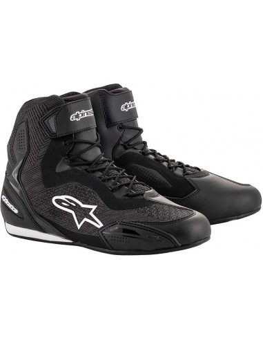 Botas Alpinestars Faster-3 Rideknit | Negro-blanco-rojo