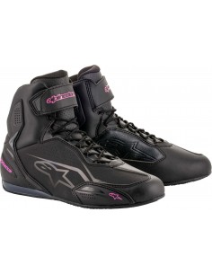 Botas Alpinestars Stella Faster-3 | Negro y fucsia