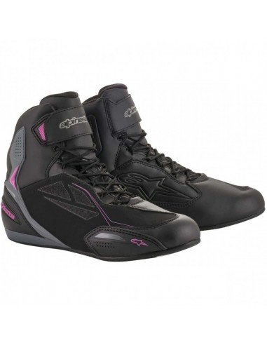 Botas Alpinestars Stella Faster-3 Drystar | Negro y plata