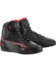 Sapatos Alpinestars Faster-3 - Preto-cinza-vermelho