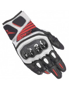 Guantes Alpinestars SP X Air Carbon V2 | Negro - blanco - rojo
