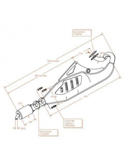 Escape Sitoplus Aprilia SR 50