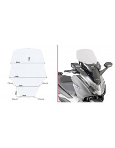 Para-brisa Givi com Spoiler D1166ST