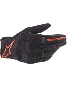 Luvas Alpinestars Copper - Fluor preto e vermelho