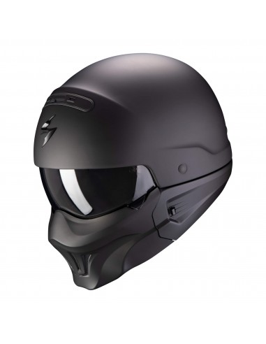 Casco Scorpion Exo-Combat Evo Solid | Mate-Negro Casco Scorpion Exo-Combat Evo Solid | Mate-Negro