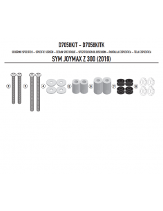 Kit de montagem Givi D7058KIT para SYM Joymax 300 (19 - )