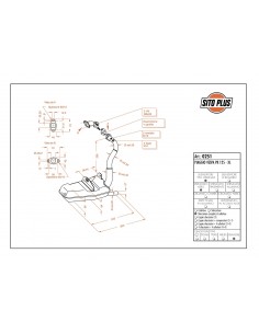 Escapamento Leovince Sitoplus para Vespa Pk 125 / 125 XL