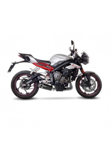Escape Leovince LV One Evo Carbono Triumph Street Triple 765 S / SA2 / R / R LRH / RS (2017 - 2019) | 14289E