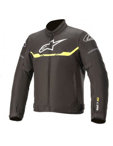 Chaqueta Alpinestars T-SPS Waterproof | Negro y amariloo fluor