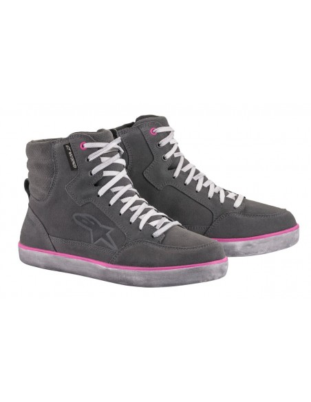 Botas Alpinestars Stella J-6 Waterproof | Gris y fucsia