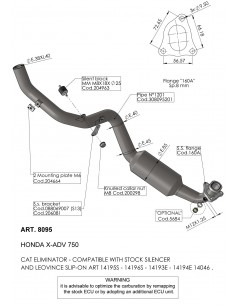 Coletores de escape Leovince para Honda X-ADV (2017 - 2024)