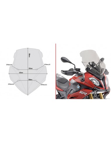 Cúpula Givi Ahumada BMW S 1000 XR (15 - 19)