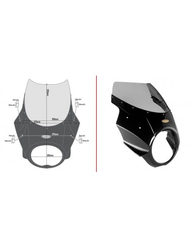 Para-brisa Givi A800N para BMW R Nine T / Moto...