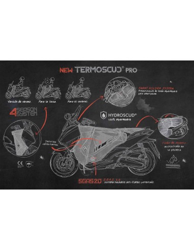 Cubre piernas Tucano Urbano Termoscud PRO R085PROX