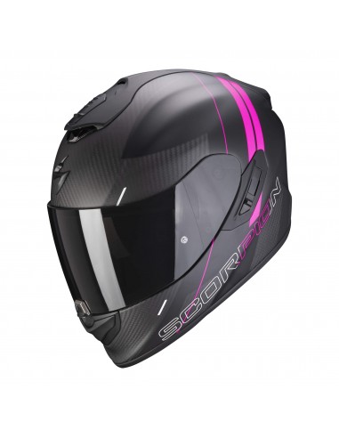 Casco Scorpion Exo-1400 Carbon Air Drik | Mate-Negro y rosa Casco Scorpion Exo-1400 Carbon Air Drik | Mate-Negro y rosa