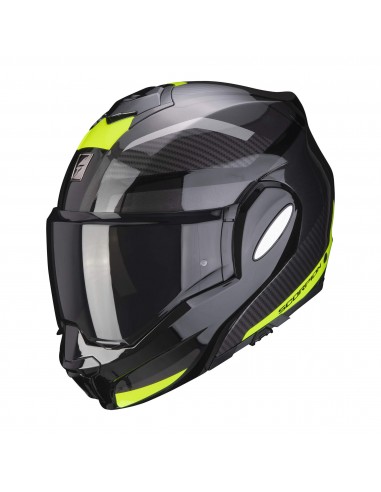 Casco Scorpion Exo-Tech Trap | Negro y amarillo neon Casco Scorpion Exo-Tech Trap | Negro y amarillo neon