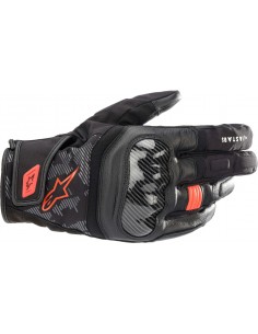 Luvas Alpinestars SMX Z Drystar - Fluor preto e vermelho