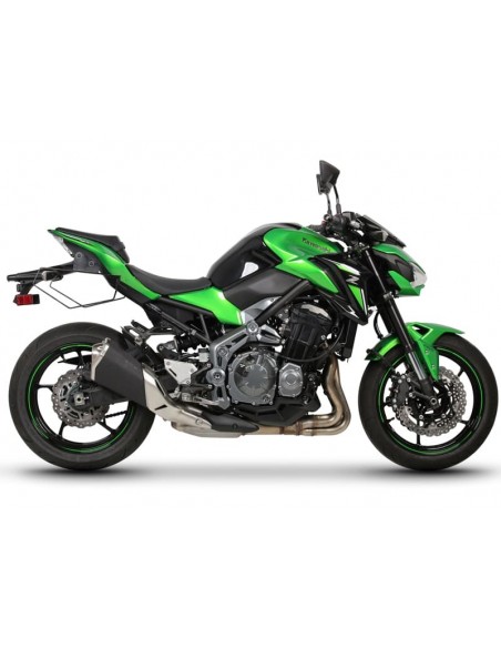 Fixação do suporte para alforges laterais Shad para Kawasaki Z900