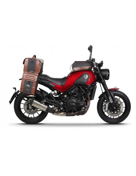 Fixação para bolsa lateral Shad SR para Benelli Leoncino 502I