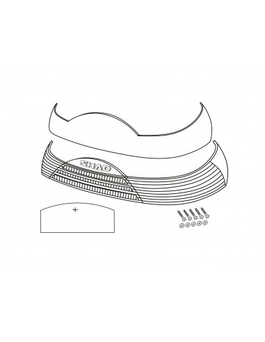 Catadrioptico Shad Sh46 Rojo