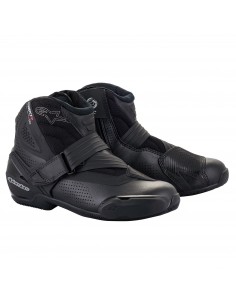 Botas ventiladas Alpinestars SMX-1 R V2 - Preto e branco