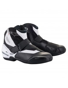 Botas ventiladas Alpinestars SMX-1 R V2 - Preto e branco