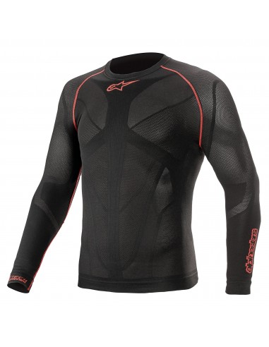 Camiseta Técnica Ride Tech V2 Long | Negro y rojo