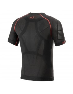 Ride Tech V2 Top Short Sleeve Summer | Negro y rojo 2