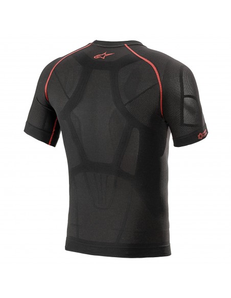 Ride Tech V2 Top Short Sleeve Summer | Negro y rojo