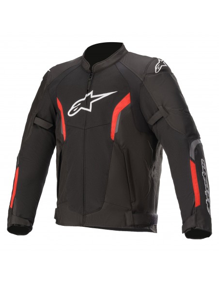 Chaqueta Alpinestars Ast V2 Air | Negro y rojo fluor