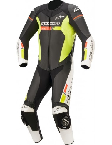 Mono Profesional Alpinestars GP Force Chaser | Negro y rojo fluor