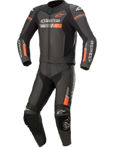 Mono Divisible Alpinestars GP Force Chaser | Negro y rojo fluor