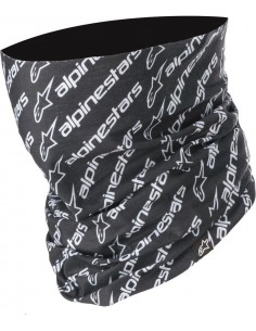 Cubre Cuello Alpinestars Linear | Negro y blanco