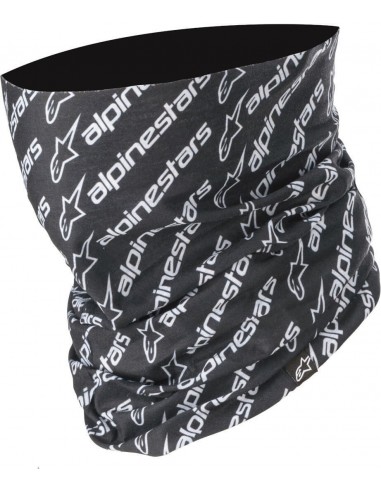 Cubre Cuello Alpinestars Linear | Negro y blanco