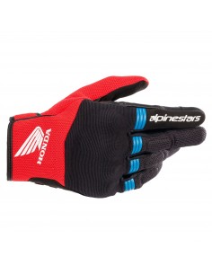 Luvas Alpinestars Honda Copper - Preto vermelho azul