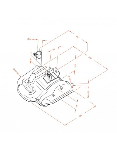 Escape Leovince Sitoplus Piaggio Vespa 200 Pe